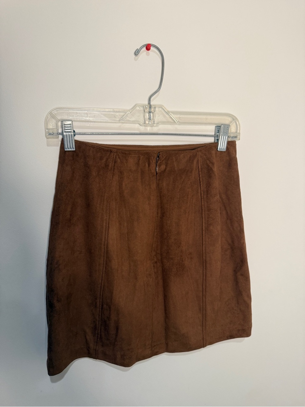 Abercrombie & Fitch Brown Suede Mini Skirt